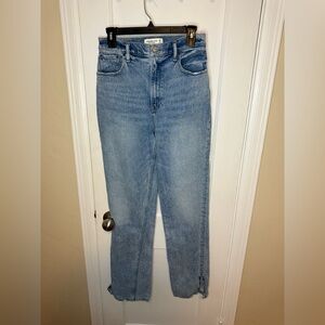 Abercrombie 90s straight ultra high rise jeans curve love size 6L